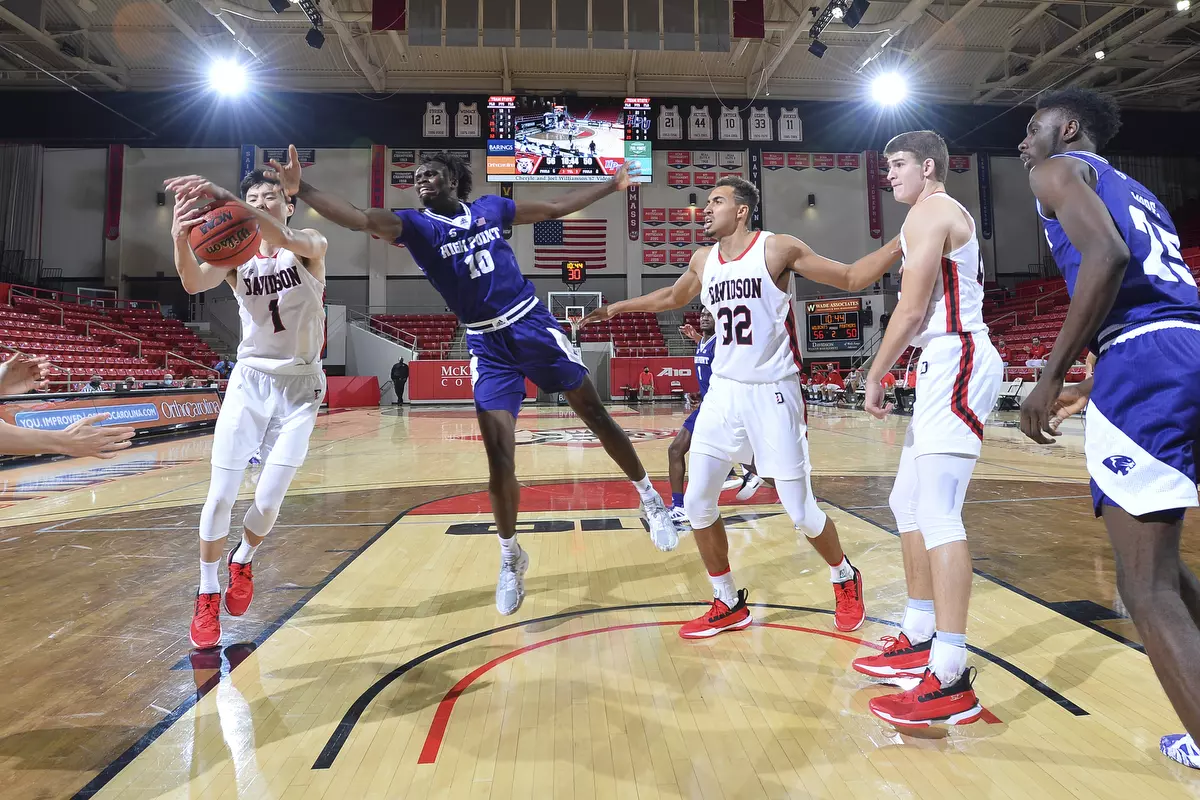 Davidson takes on High Point in non-conference basketball action at Belk Arena on Wednesday, November 25, 2020 in Davidson, North Carolina.