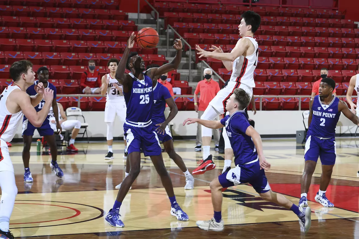 Davidson takes on High Point in non-conference basketball action at Belk Arena on Wednesday, November 25, 2020 in Davidson, North Carolina.