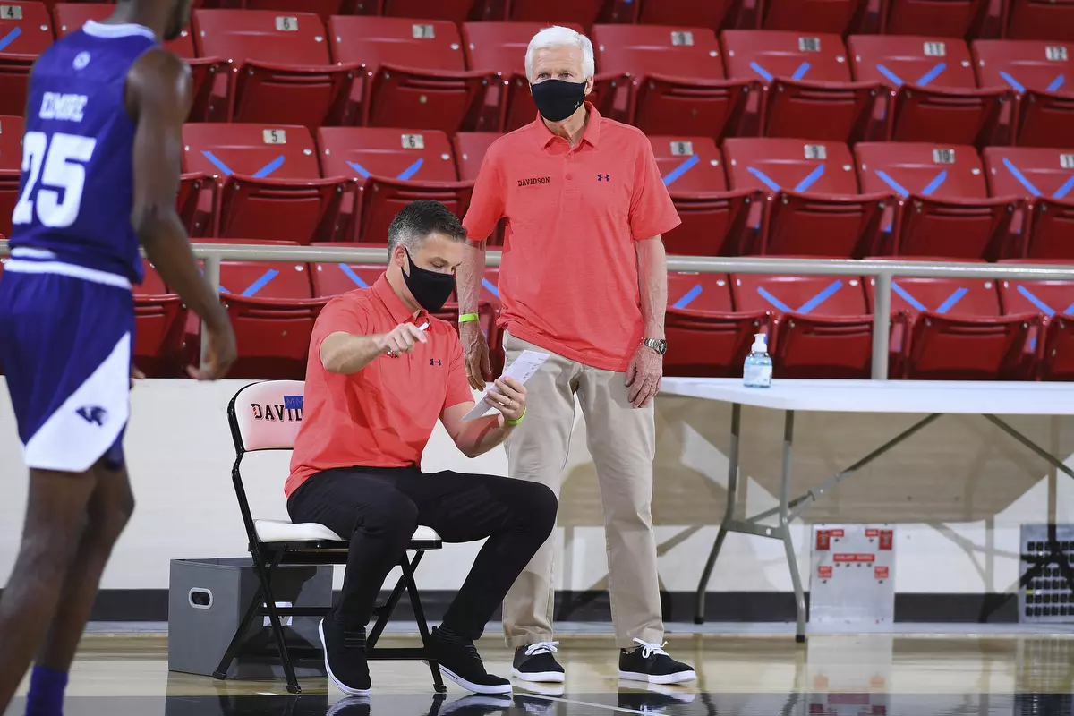 Davidson takes on High Point in non-conference basketball action at Belk Arena on Wednesday, November 25, 2020 in Davidson, North Carolina.