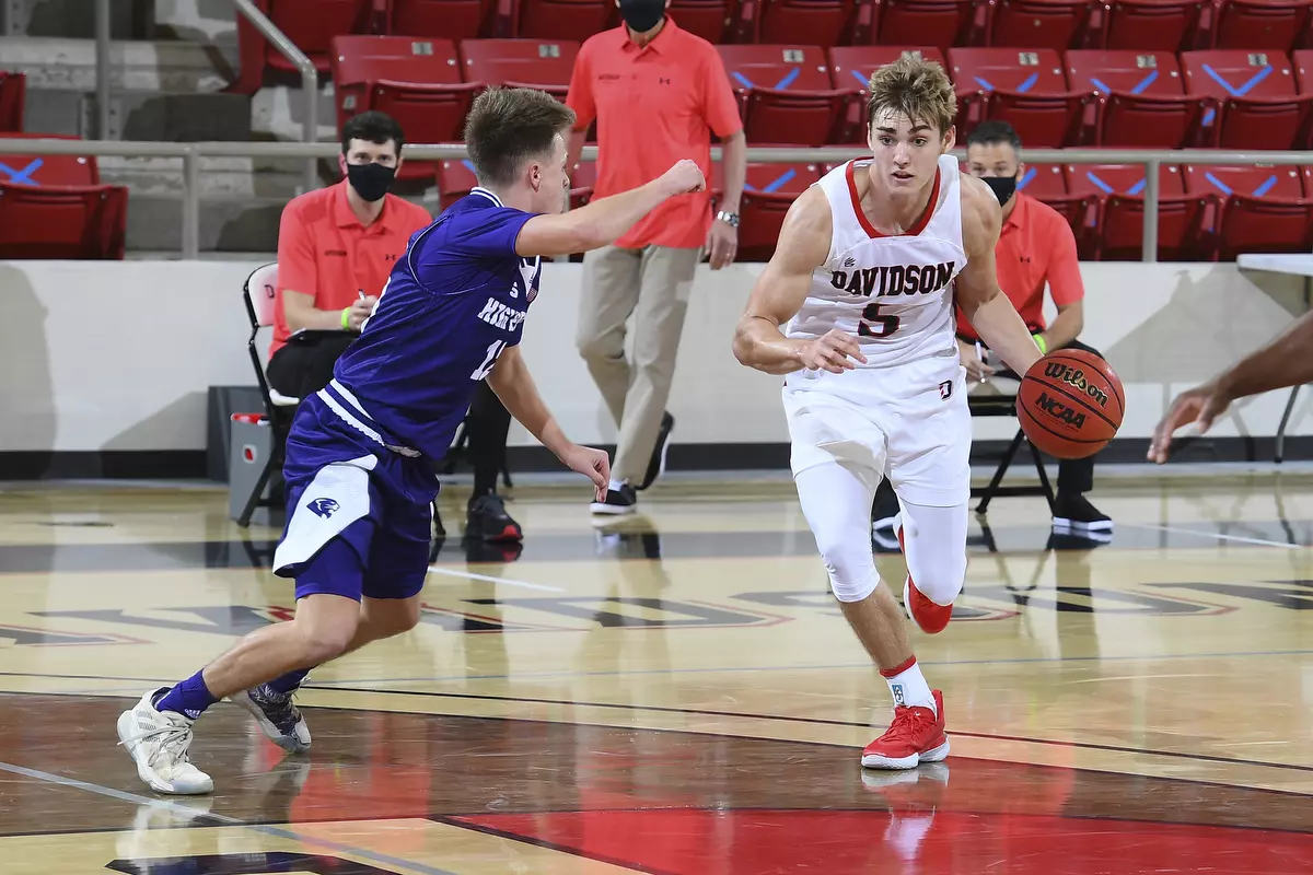 Davidson takes on High Point in non-conference basketball action at Belk Arena on Wednesday, November 25, 2020 in Davidson, North Carolina.