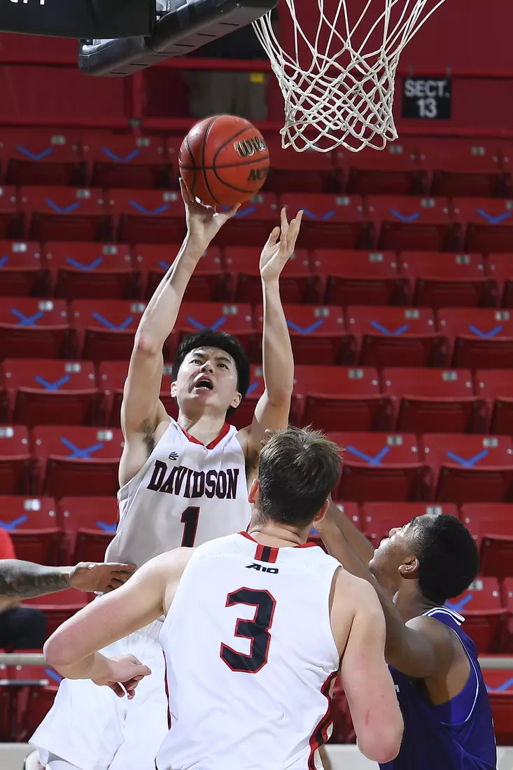 Davidson takes on High Point in non-conference basketball action at Belk Arena on Wednesday, November 25, 2020 in Davidson, North Carolina.