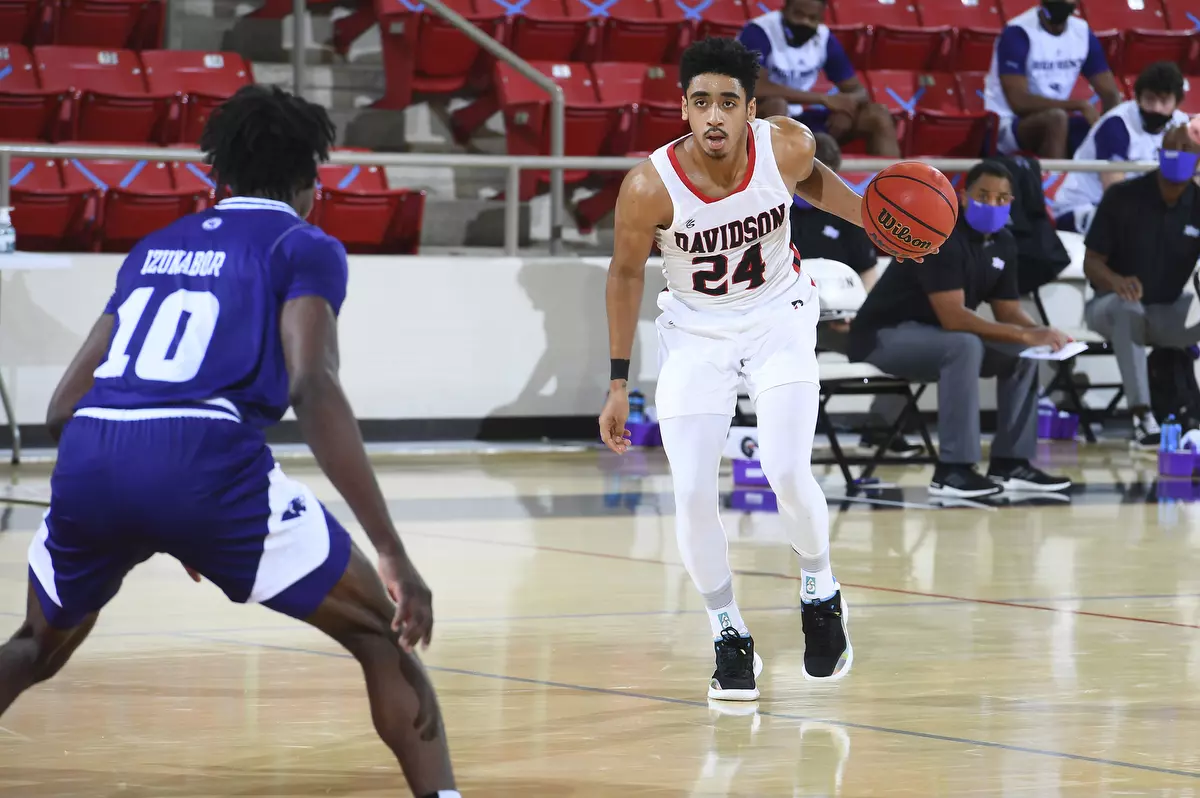 Davidson takes on High Point in non-conference basketball action at Belk Arena on Wednesday, November 25, 2020 in Davidson, North Carolina.