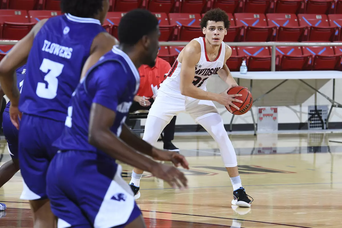 Davidson takes on High Point in non-conference basketball action at Belk Arena on Wednesday, November 25, 2020 in Davidson, North Carolina.