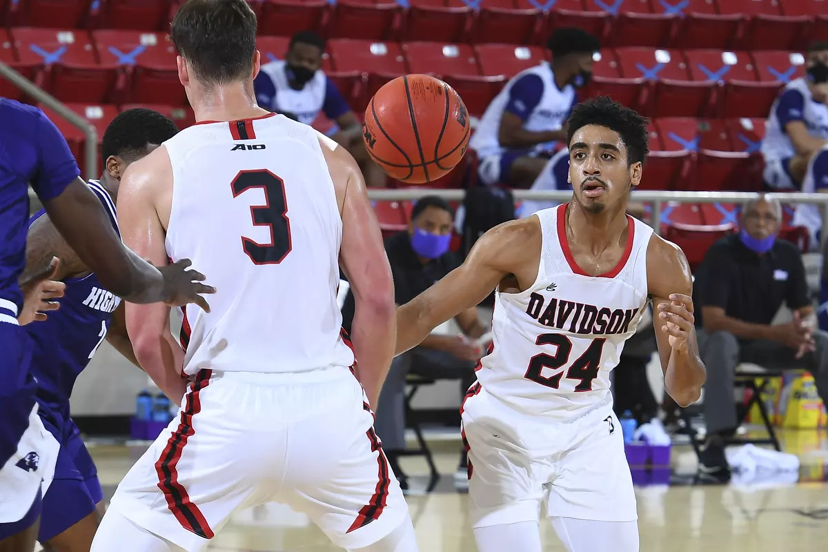Davidson takes on High Point in non-conference basketball action at Belk Arena on Wednesday, November 25, 2020 in Davidson, North Carolina.