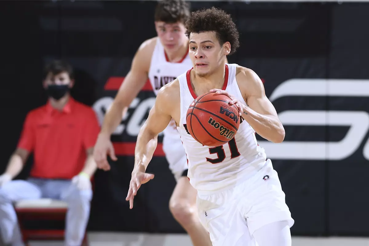 Davidson takes on High Point in non-conference basketball action at Belk Arena on Wednesday, November 25, 2020 in Davidson, North Carolina.