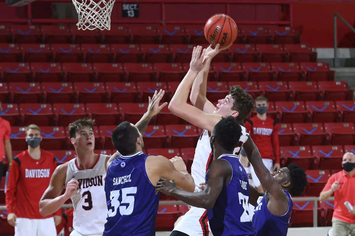 Davidson takes on High Point in non-conference basketball action at Belk Arena on Wednesday, November 25, 2020 in Davidson, North Carolina.