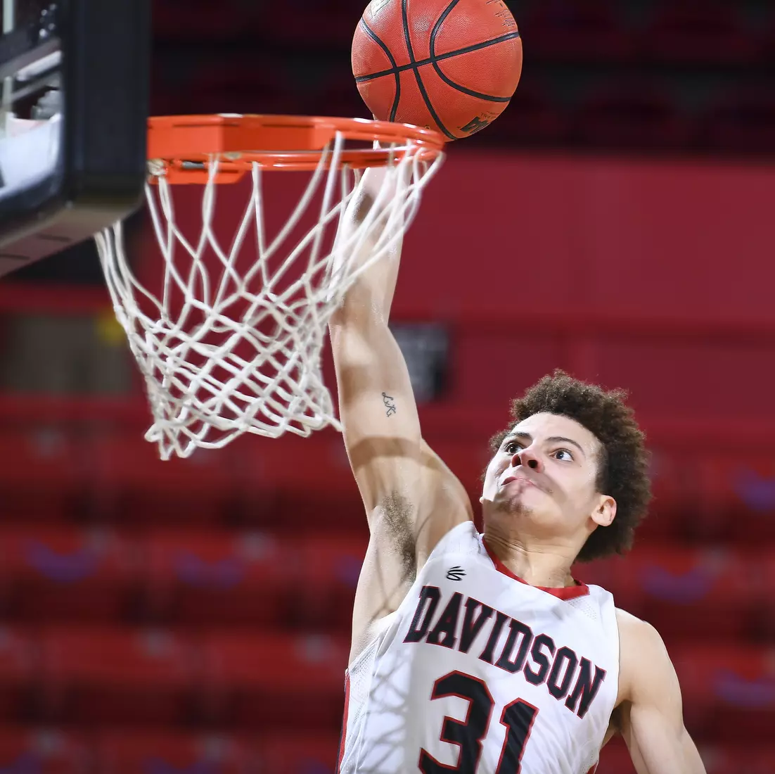 Davidson takes on High Point in non-conference basketball action at Belk Arena on Wednesday, November 25, 2020 in Davidson, North Carolina.