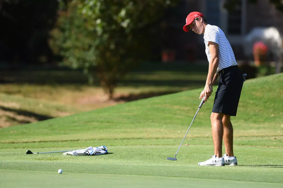 Teams participate in the 2019 River Run Collegiate men's golf tournament at River Run Country Club on Monday, September 23, 2019 in Davidson, North Carolina.