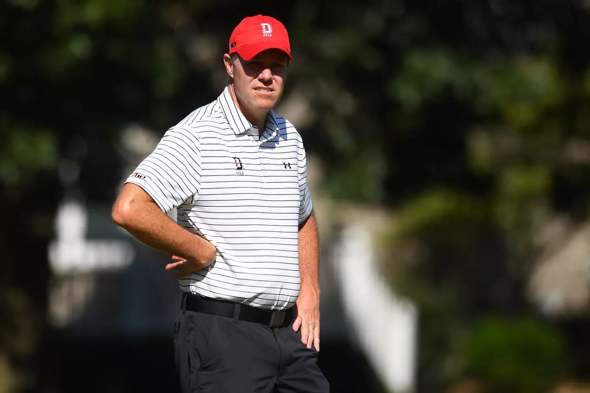 Teams participate in the 2019 River Run Collegiate men's golf tournament at River Run Country Club on Monday, September 23, 2019 in Davidson, North Carolina.