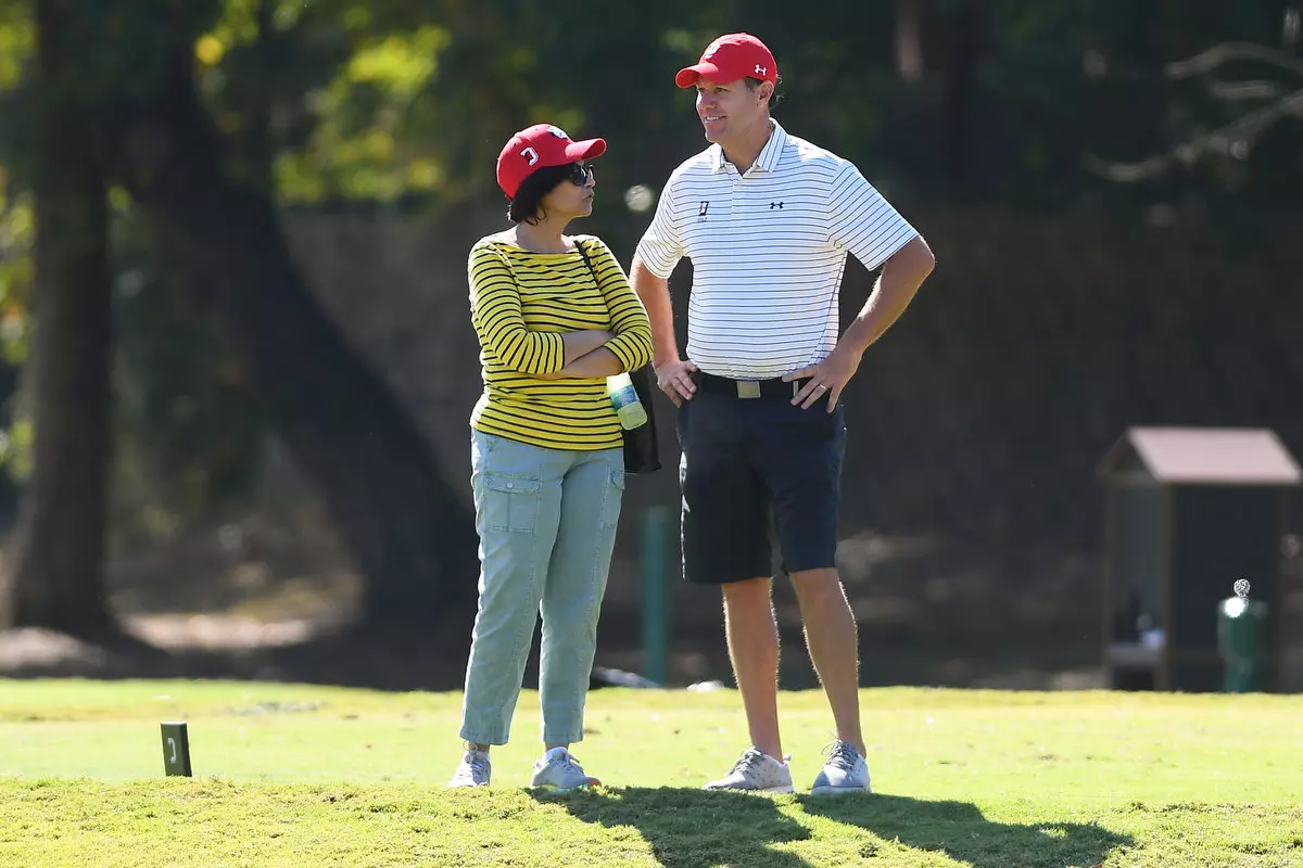 Teams participate in the 2019 River Run Collegiate men's golf tournament at River Run Country Club on Monday, September 23, 2019 in Davidson, North Carolina.