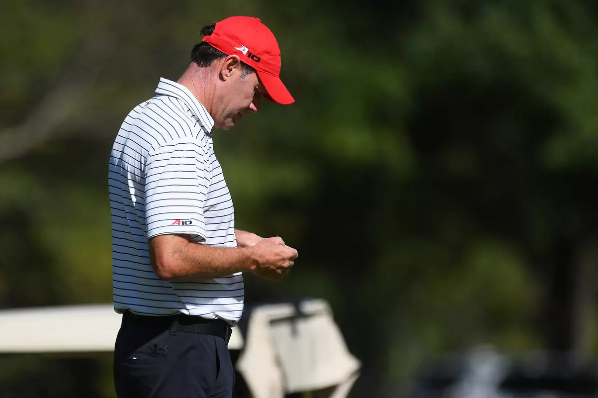Teams participate in the 2019 River Run Collegiate men's golf tournament at River Run Country Club on Monday, September 23, 2019 in Davidson, North Carolina.