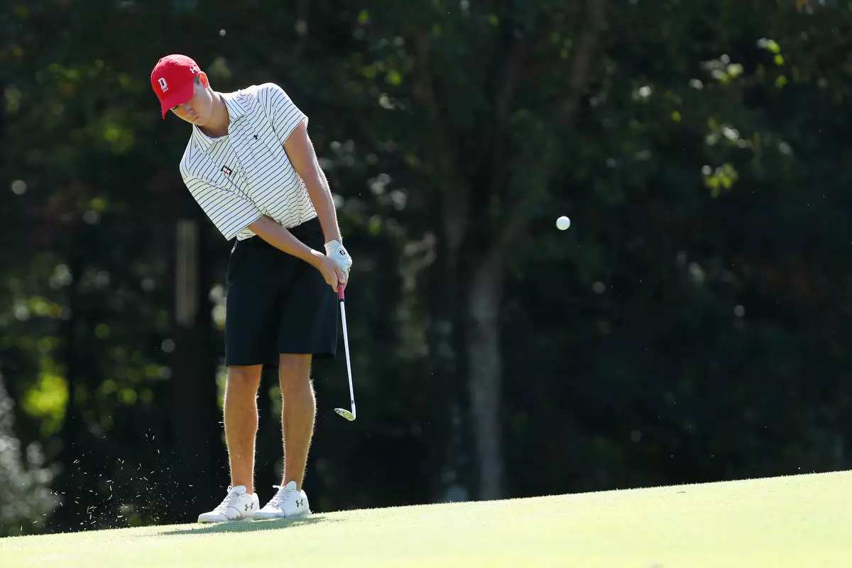 Teams participate in the 2019 River Run Collegiate men's golf tournament at River Run Country Club on Monday, September 23, 2019 in Davidson, North Carolina.