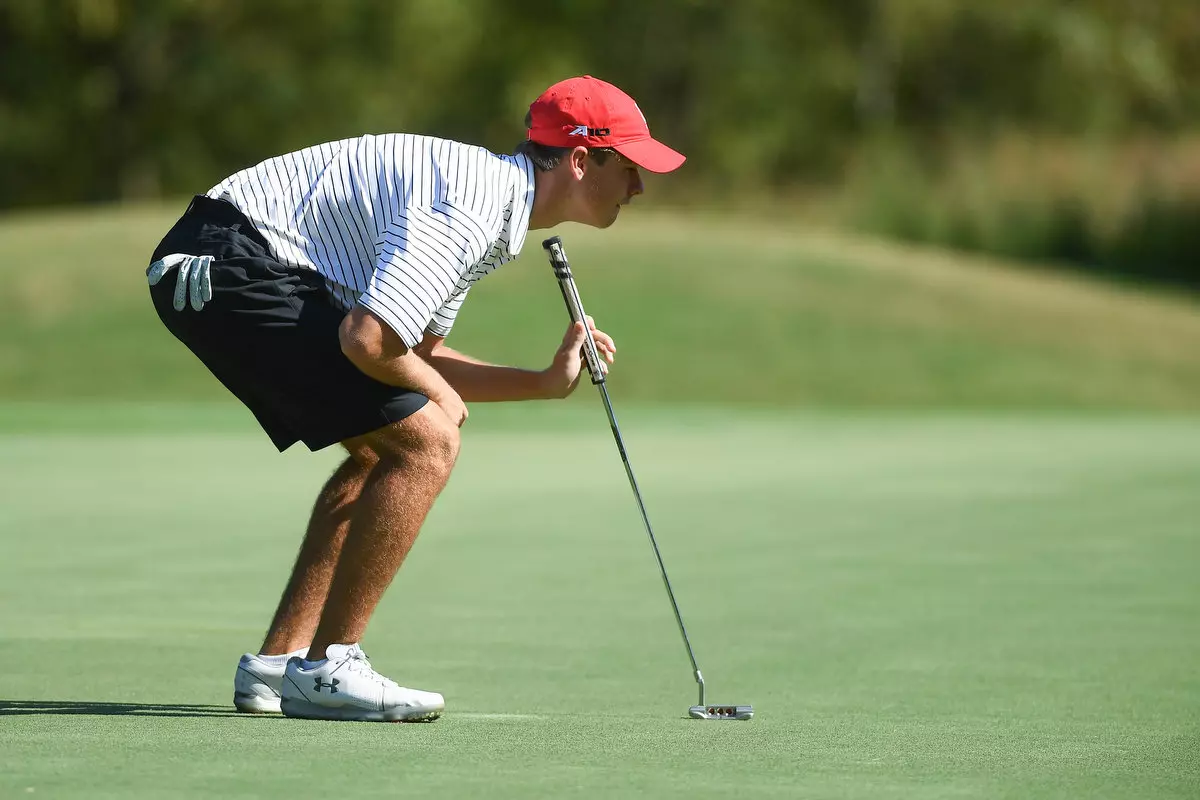 Teams participate in the 2019 River Run Collegiate men's golf tournament at River Run Country Club on Monday, September 23, 2019 in Davidson, North Carolina.