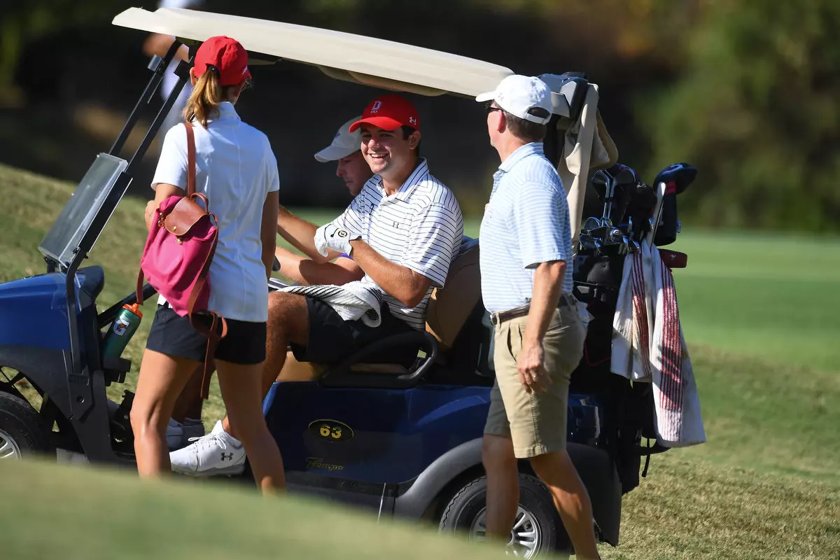 Teams participate in the 2019 River Run Collegiate men's golf tournament at River Run Country Club on Monday, September 23, 2019 in Davidson, North Carolina.