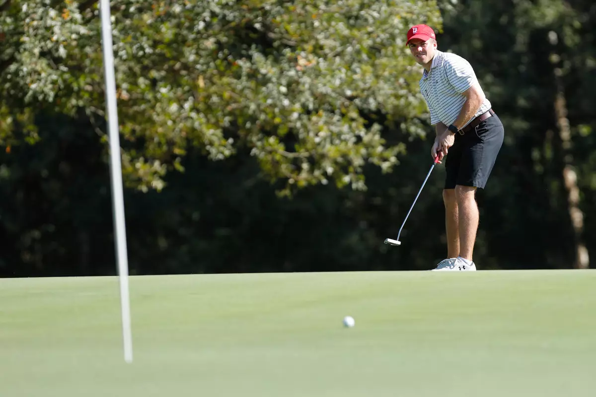 Teams participate in the 2019 River Run Collegiate men's golf tournament at River Run Country Club on Monday, September 23, 2019 in Davidson, North Carolina.