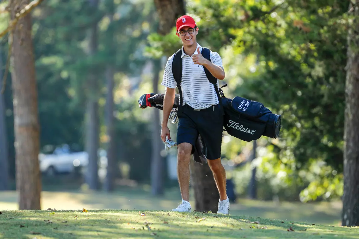 Teams participate in the 2019 River Run Collegiate men's golf tournament at River Run Country Club on Monday, September 23, 2019 in Davidson, North Carolina.