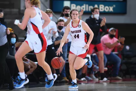 Davidson takes on George Washington in A-10 women’s basketball action at Belk Arena on Wednesday, February 23, 2022 in Davidson, North Carolina.