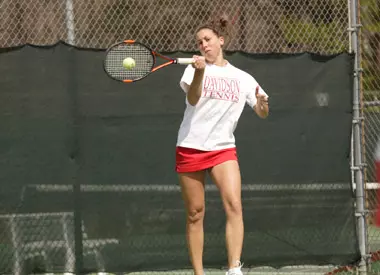 Cougars Escape With 4-3 Win over Wildcat W. Tennis Image