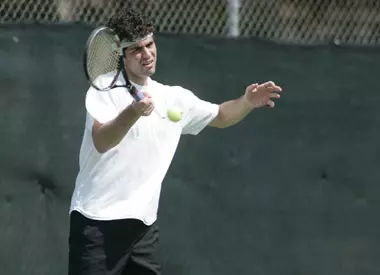 Doubles Win the Difference In Davidson's 4-3 SoCon Win in M. Tennis Image