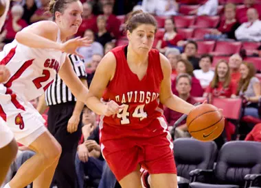 Hemerka Hits 1,000-Point Mark With Double-Double, 'Cats Win 50-40 at Elon Image