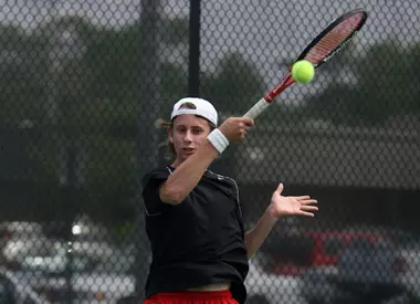 ASU Holds off Wildcats, 4-3, in M. Tennis Action Image