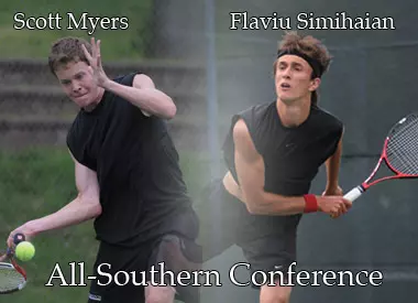 Simihaian's and Myers' Strong Seasons Leads To All-SoCon Honors in M. Tennis Image