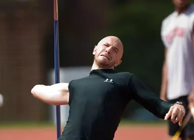 Jones Breaks School Record in Javelin at Irwin Belk Invitational Image