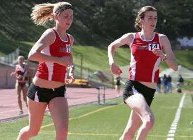 Burns, Atias Win Events on Day One of SoCon Track Championships Image