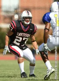 Matt Mikrut drops back in coverage.