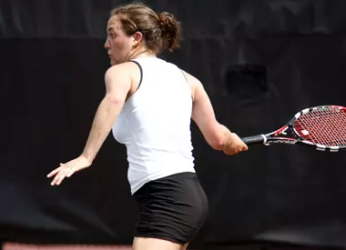 'Cats Score Second 5-2 Win, Defeat Richmond in W. Tennis Image