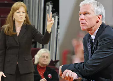 Annette Watts and Bob McKillop