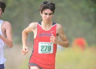 Chris Repecki during the 2012 cross country season