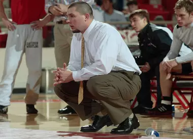 Erik Wince coaching the Wildcats in 2007