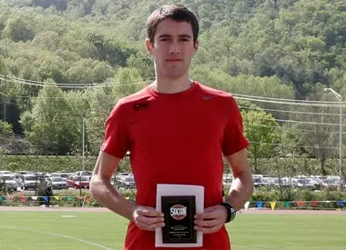 Demetrios Pagonis improved on a 3rd place finish in the 5K last year (above)