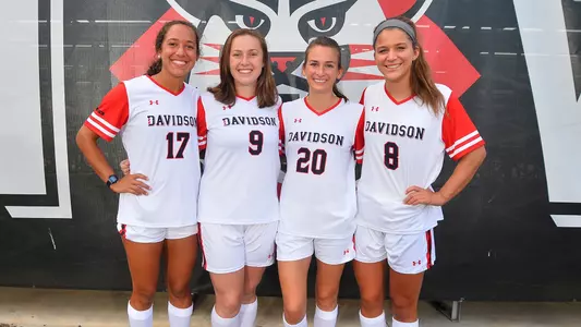 This a photo of the seniors on the woman's soccer team