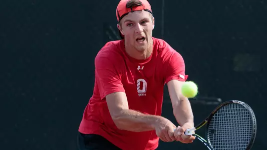 Artem Khrapko men's tennis action photo