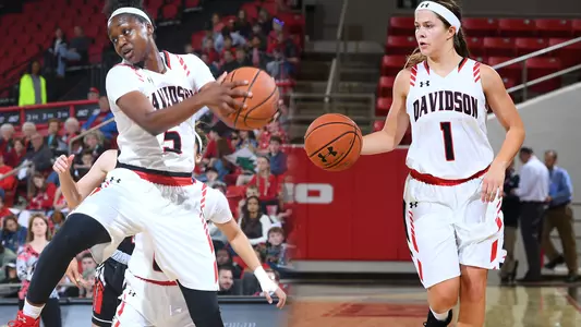 Justine Lyon and Katie Turner action shots