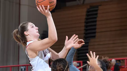 Mackenzie Latt Davidson women's basketball action photo