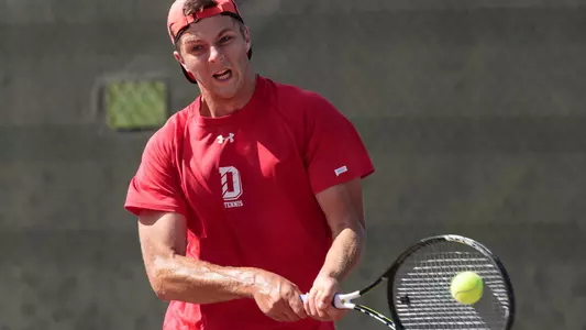 Artem Khrapko men's tennis action photo