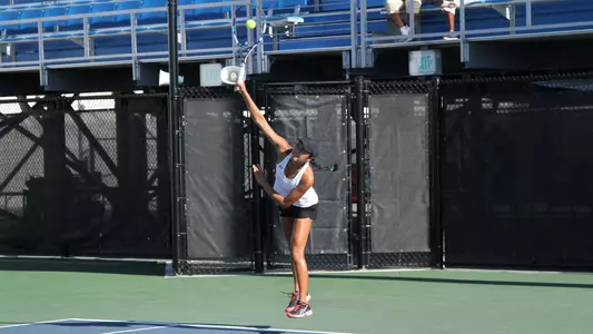 Samatha Armas action photo at A10 Tennis Championships