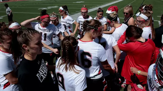 Davidson Lacrosse team action photo