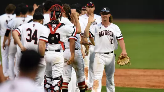 Davidson Baseball post game, 2017
