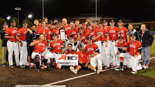 Photo of 2017 Atlantic 10 Baseball Champions, Davidson Wildcats