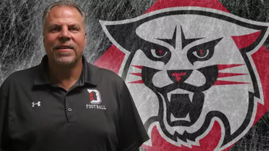 A graphic of new linebackers coach, Hank Hughes