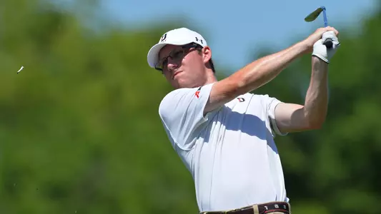 Men's Golfer Jack Lang. Action Photo