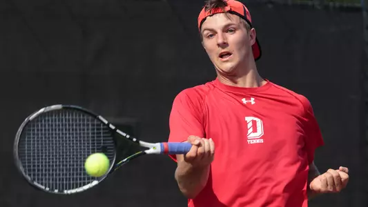Artem Khrapko men's tennis action photo