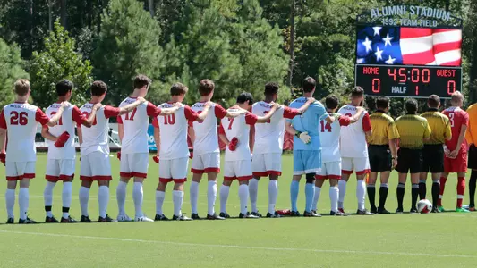 Photo of Mens Soccer National Anthem