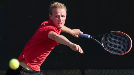 thomas mason action shot men's tennis