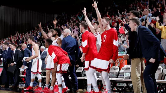 Photo of Davidson Men's Basketball Bench