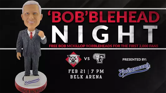Graphic of Bob McKillop Bobblehead Night
